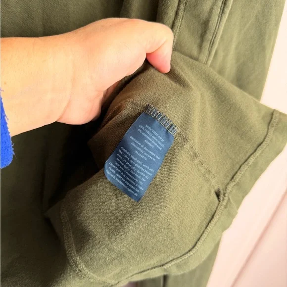 Tommy Hilfiger  Green Military Style Women's Cotton Jacket Sz medium - Picture 5 of 6